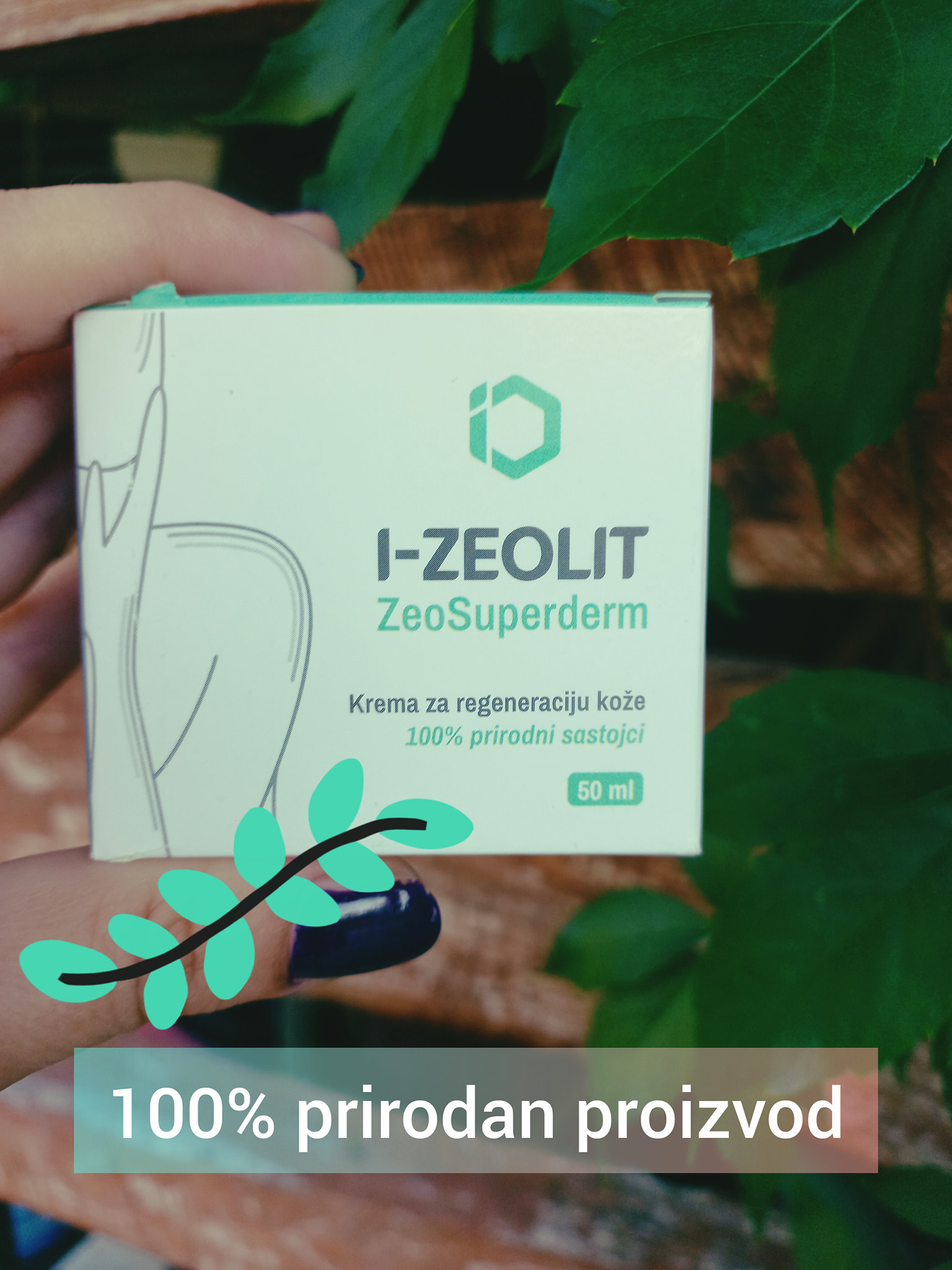 ZeoSuperderm krema za regeneraciju kože 100% prirodan proizvod sa zeolitom, biljnim uljima i bez hemikalija"