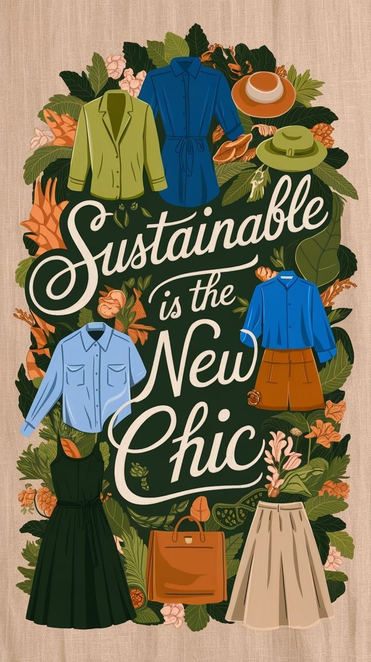 slika koja prikazuje važnost održive mode tako što nas podseća da je moguće prepravljati odeću umesto kupovati novu